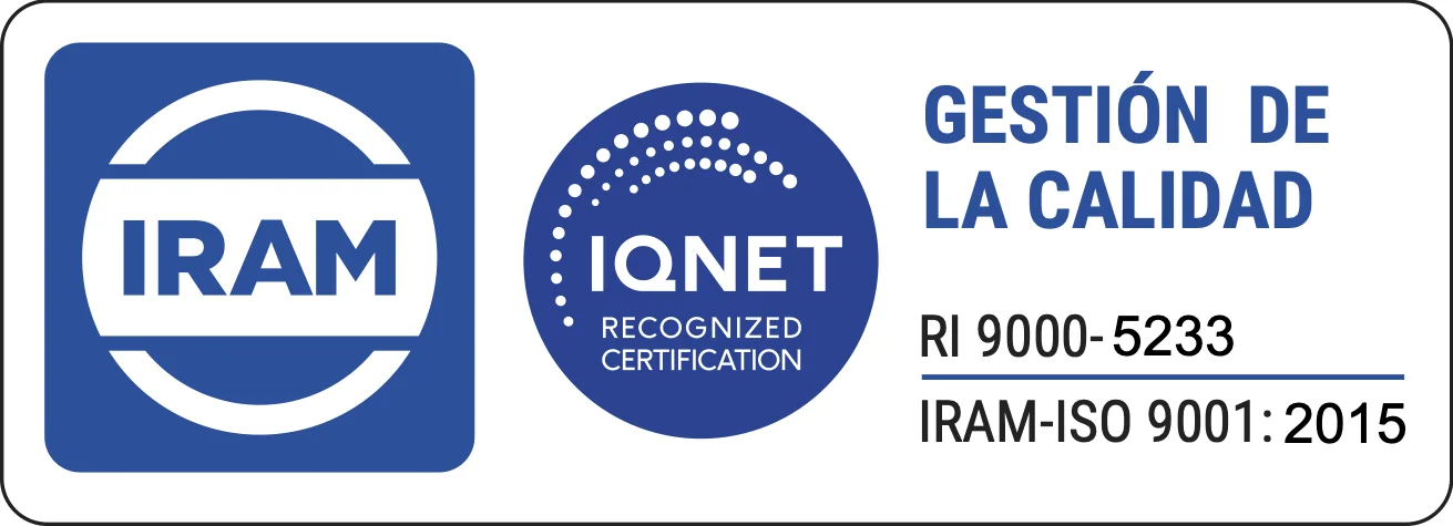Certificação IRAM ISO 9001 - IQNet